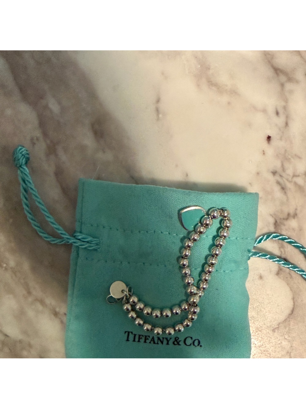 Return to Tiffany®
Tiffany Blue® Heart Tag Bead Bracelet in Silver, 4 mm